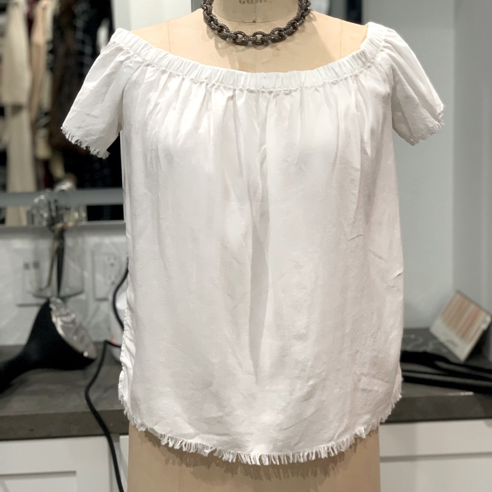 Cloth and stone white blouse
